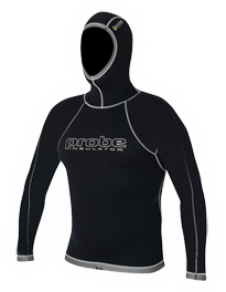 Probe Insulator Men's Hooded Long Sleeve Top